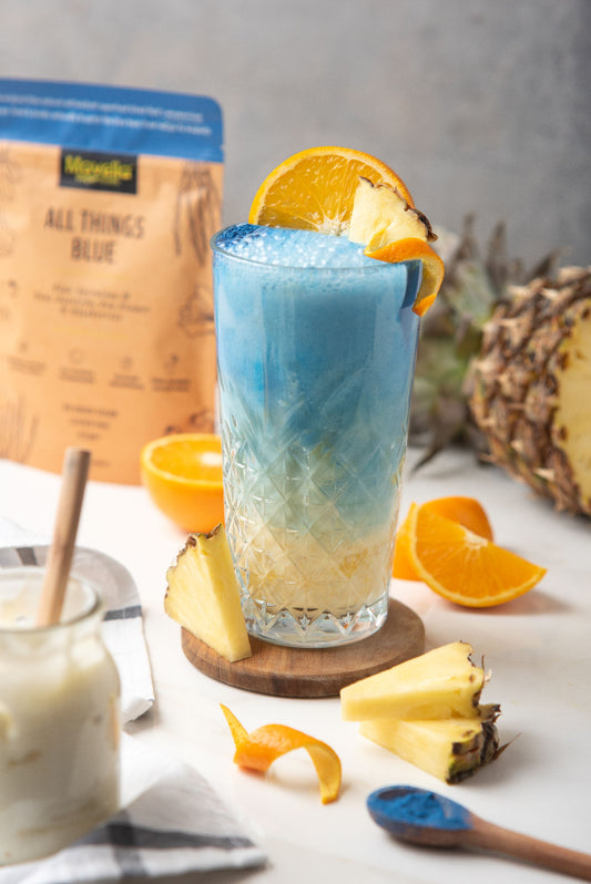 Blue Hawaiian Mocktail