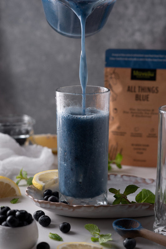 Blueberry Colada Mocktail