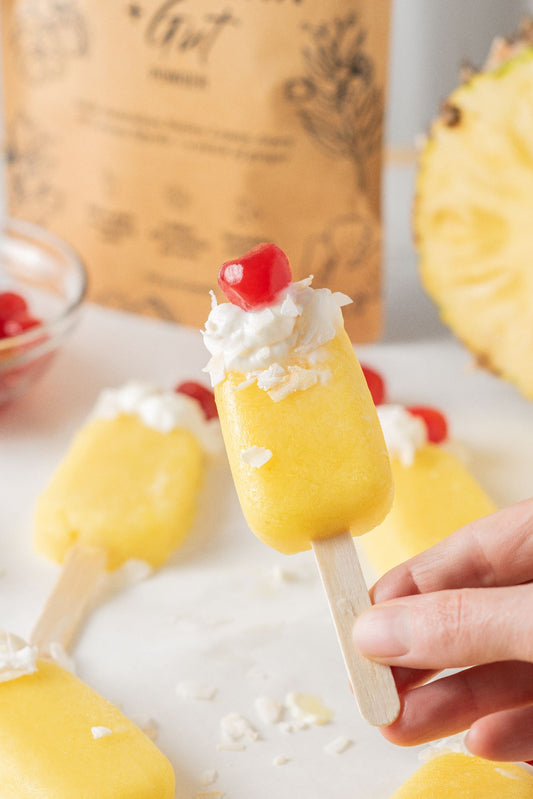 Pineapple Coconut Popsicles