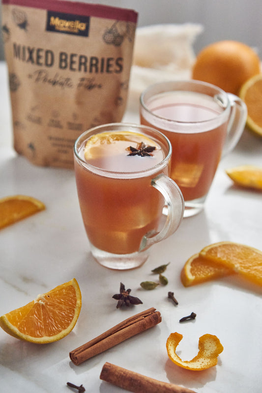 Spiced Mulled Wine Mocktail