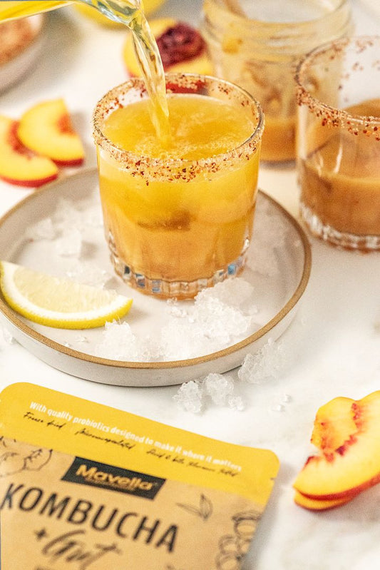 Spicy Peach Lemonade