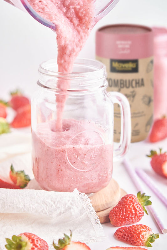 Strawberry Kombucha Smoothie