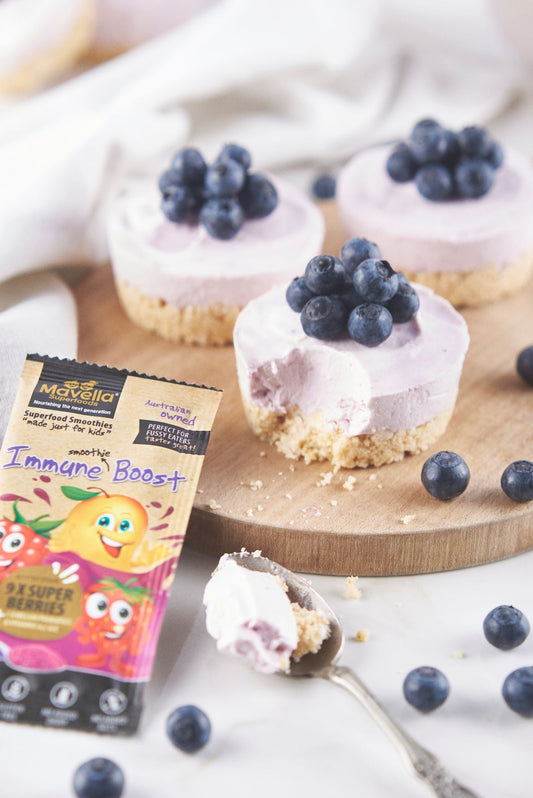 Mini Blueberry Cheesecake