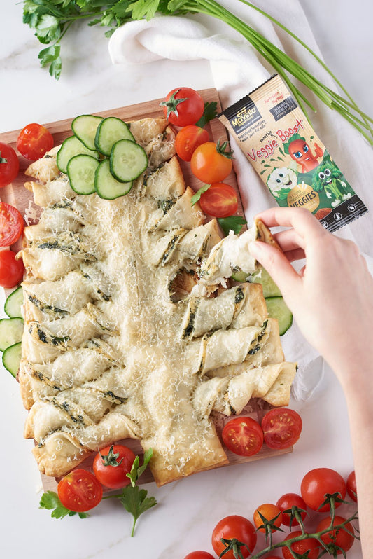 Spinach dip Christmas Tree