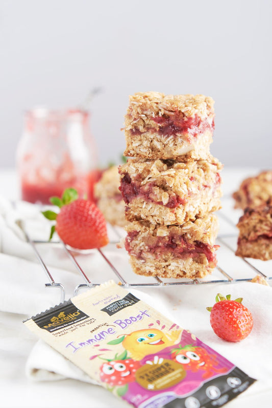 Strawberry Jam Oatmeal Bars